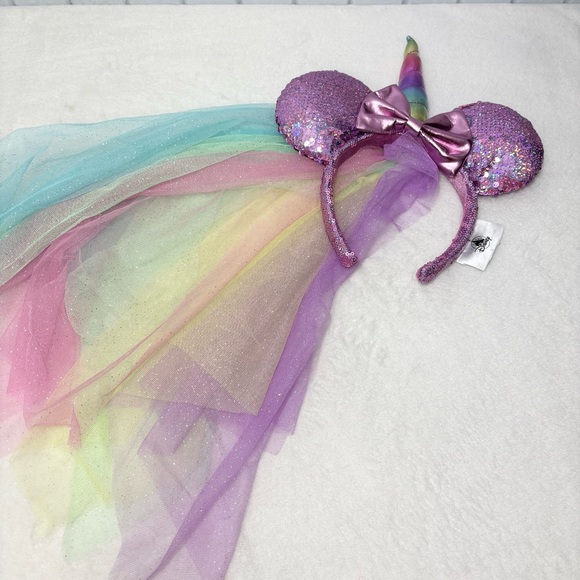 Disney Parks Minnie‎ Unicorn Sequined Ear Headband main image 5